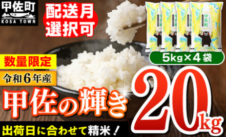 甲佐の輝きオリジナルブレンド米20kgの画像